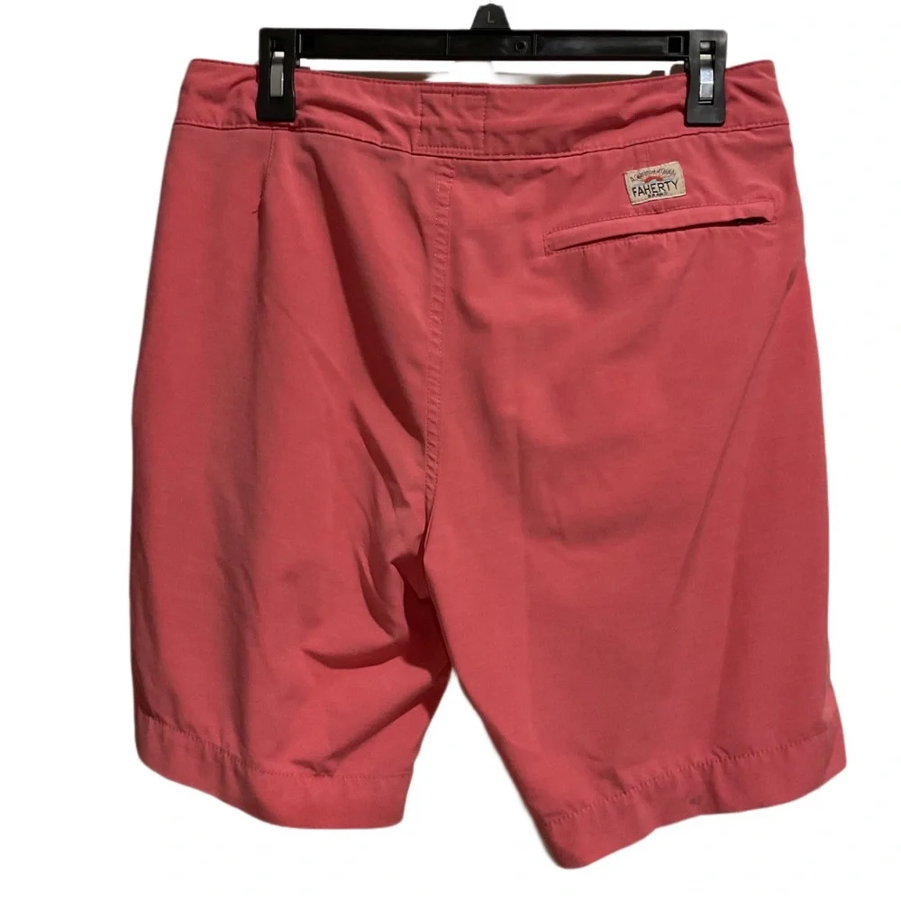 Faherty All Day Men’s Shorts Coral Pink Drawstring
